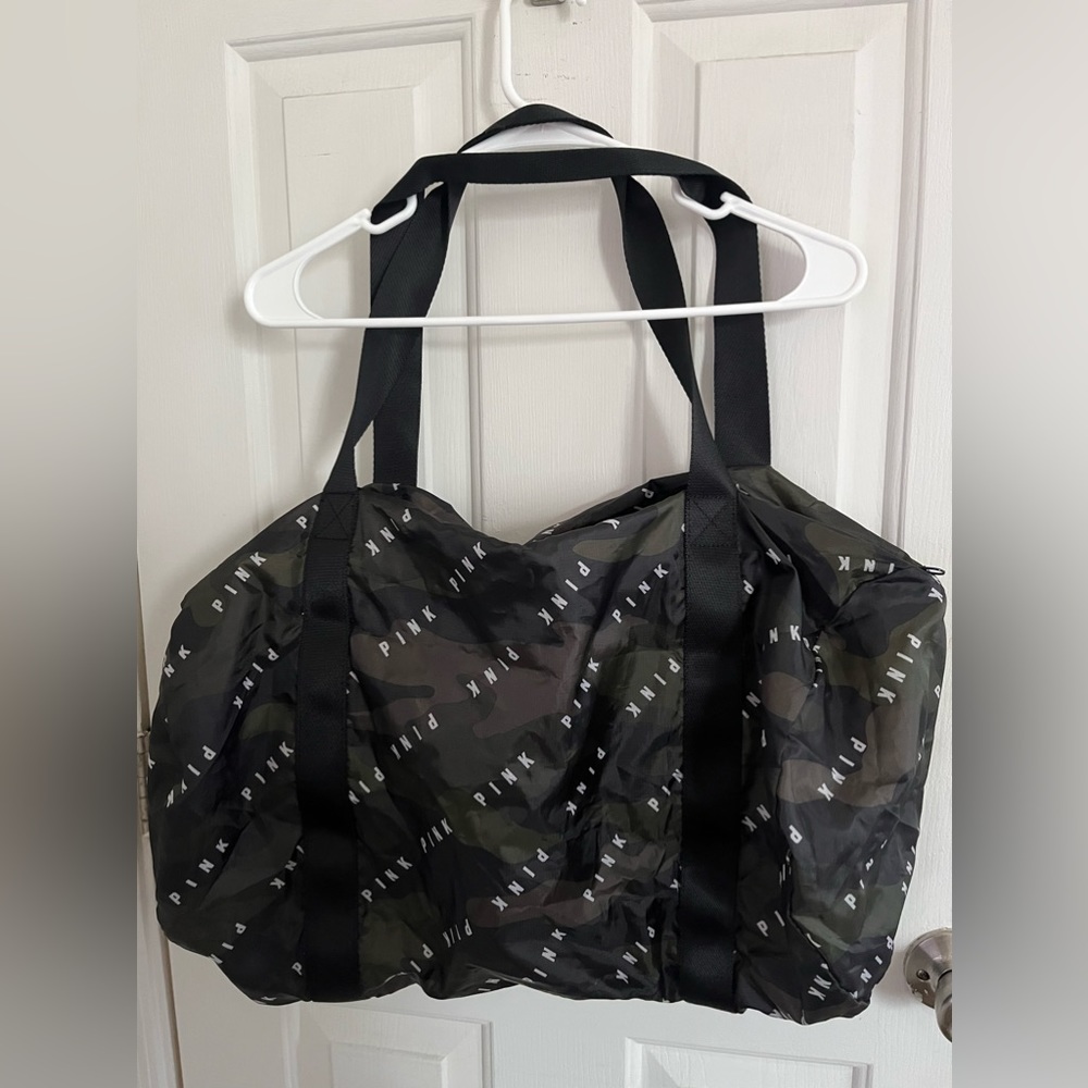 Polyester VS Pink Duffle Bag